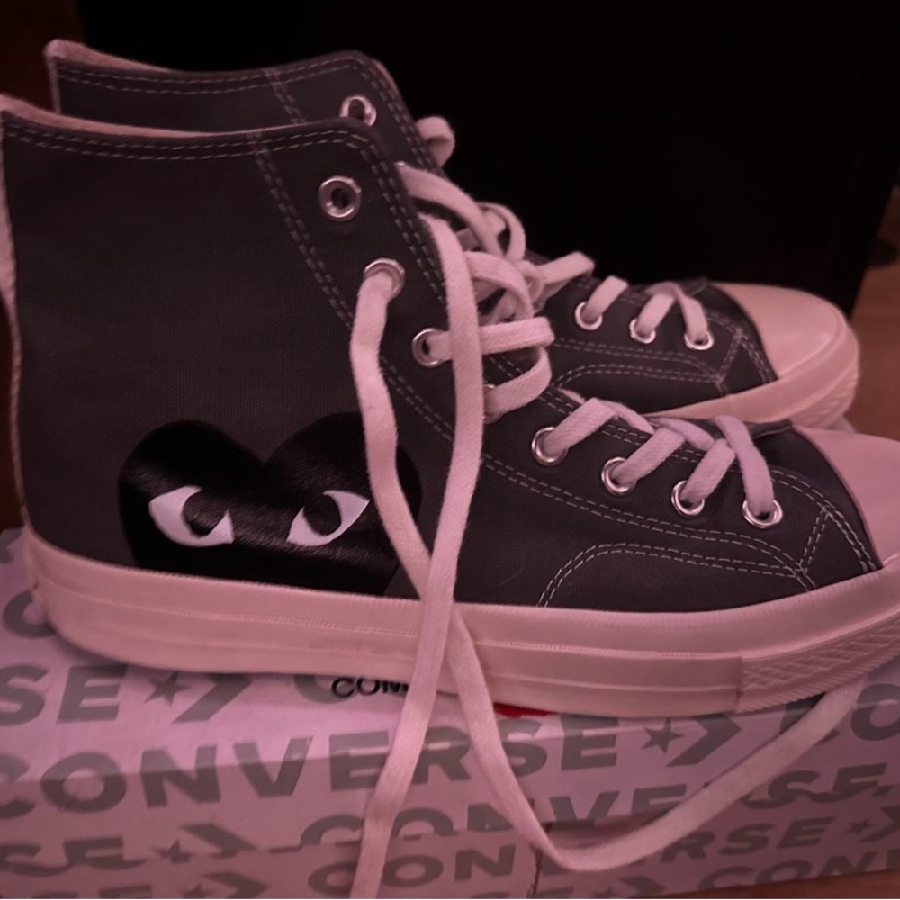 Converse x Comme des Garçons Heart Design Sneakers